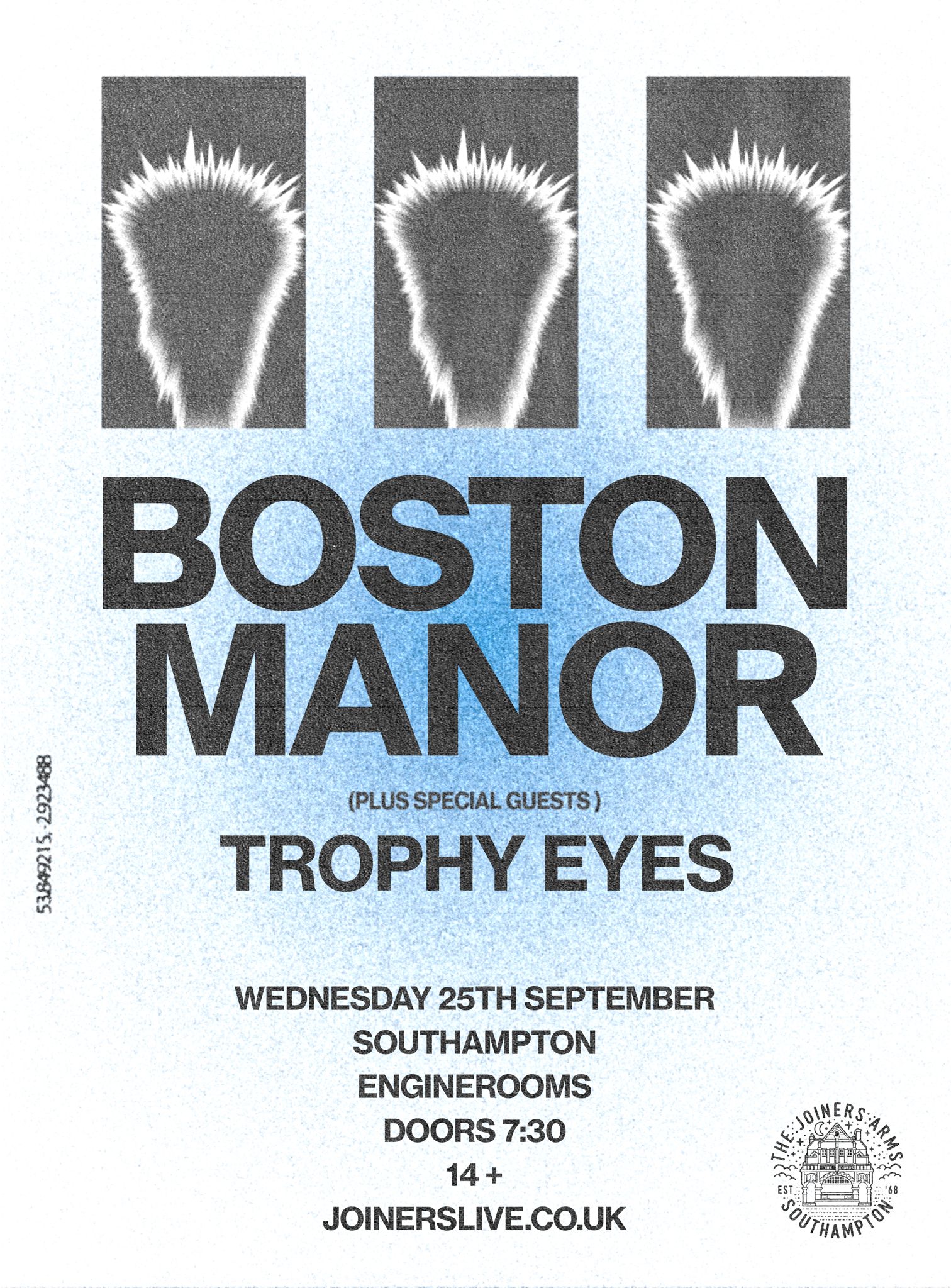 BOSTON MANOR + TROPHY EYES AT ENGINE ROOMS